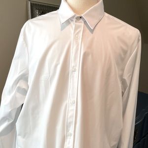 Mens white Leeward Dress Shirt by Mizzen+Main